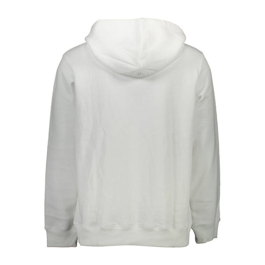 Weißer Baumwollpullover für Herren