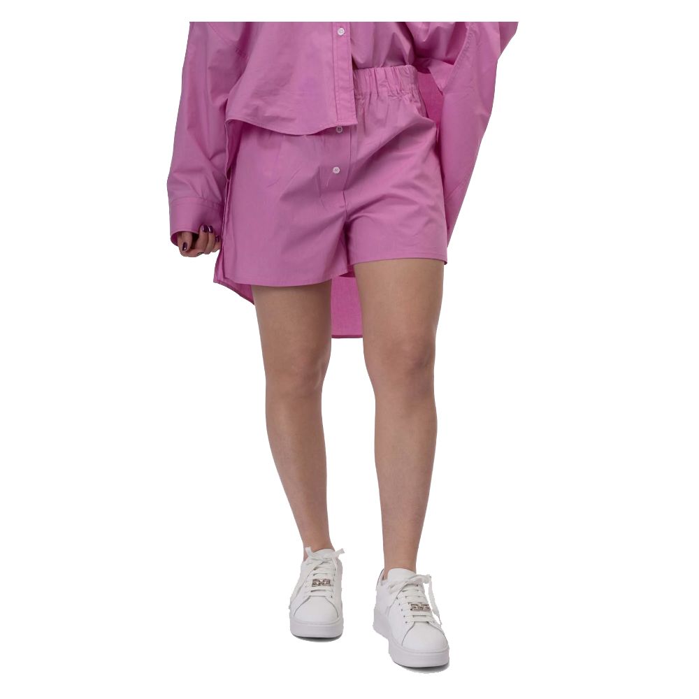 Rosa Baumwollshorts