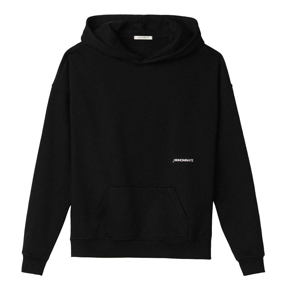 "Black Cotton Men's Pants with Drawstring"