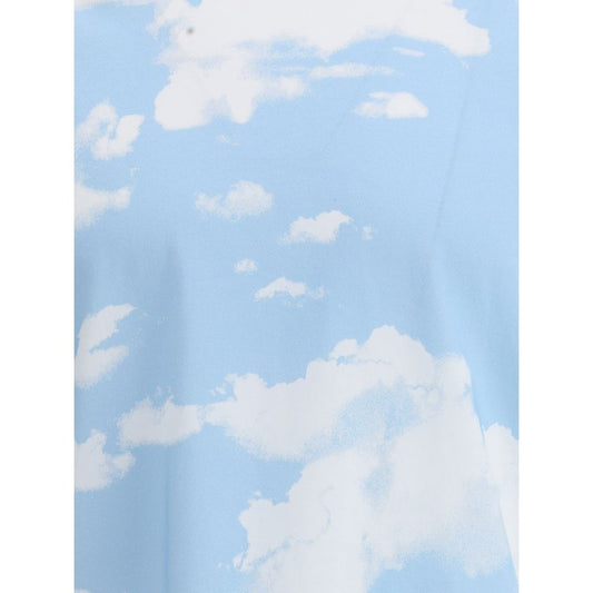 T-Shirt mit Wolken-Print