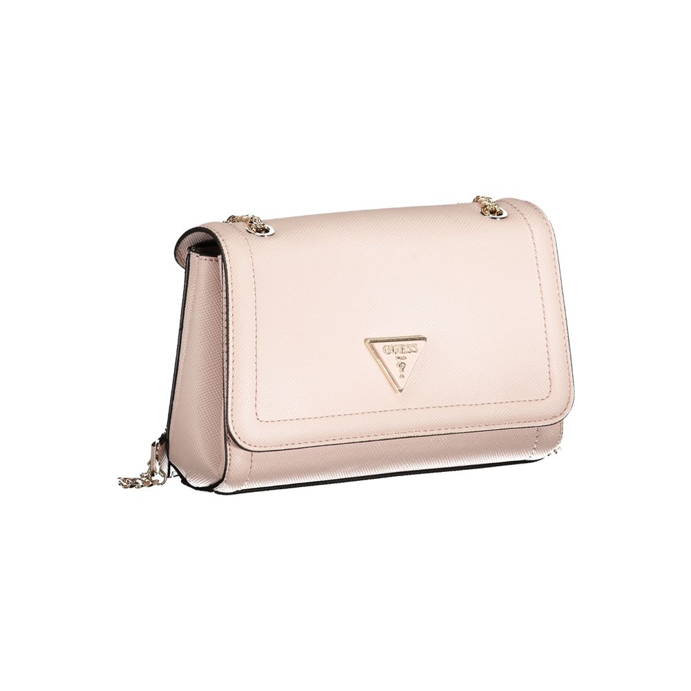 Rosa Handtasche aus Polyethylen