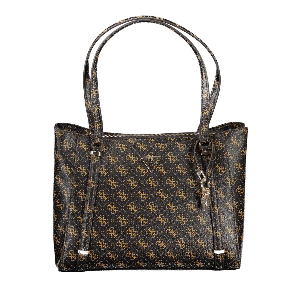 Braune Handtasche aus Polyethylen