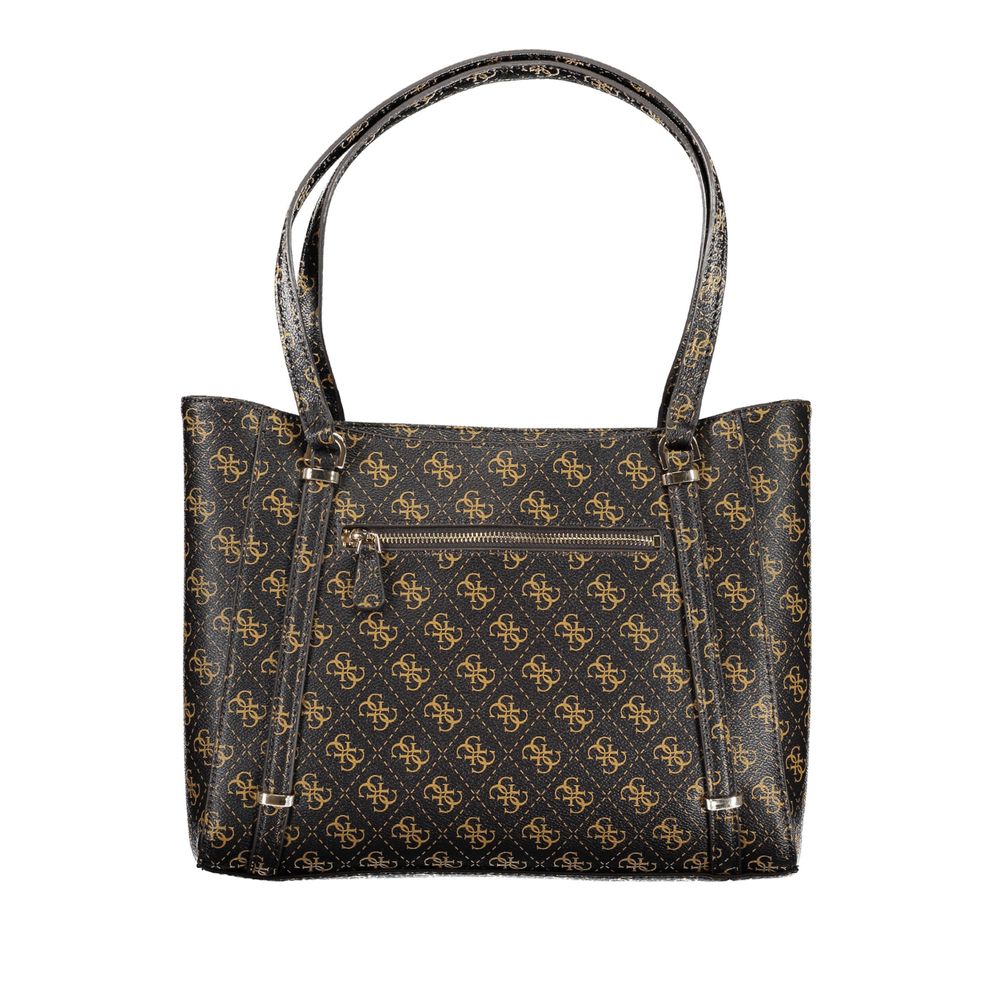 Braune Handtasche aus Polyethylen
