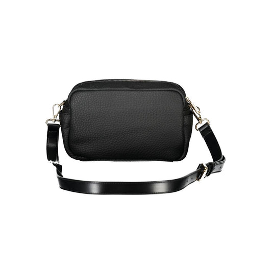 Schwarze Handtasche aus Polyethylen