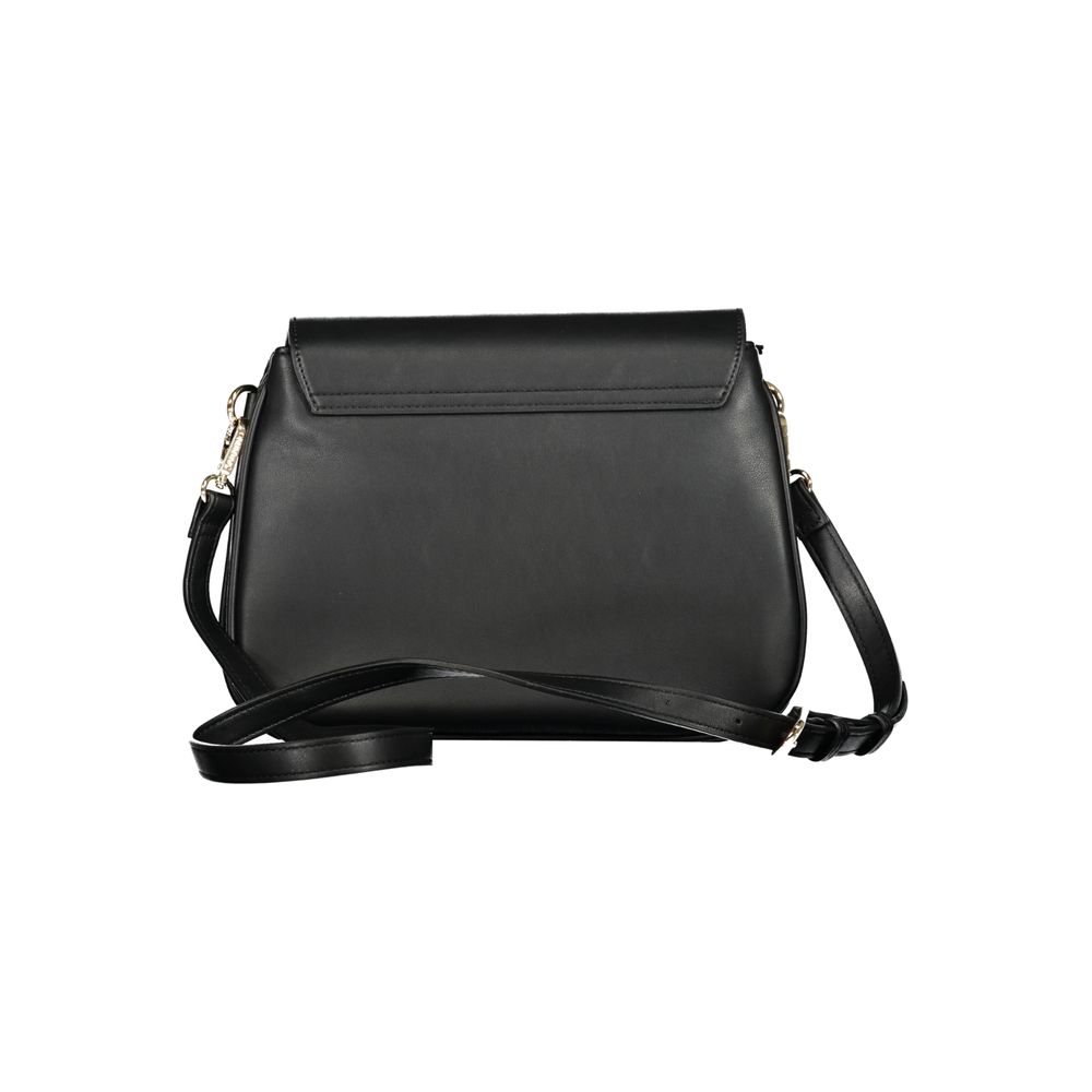 Schwarze Handtasche aus Polyethylen