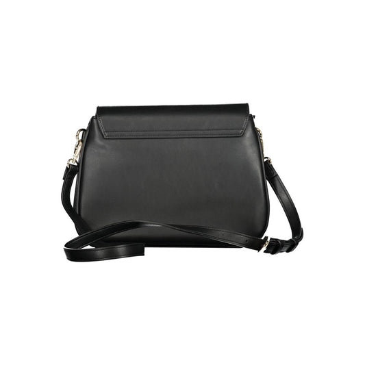 Schwarze Handtasche aus Polyethylen