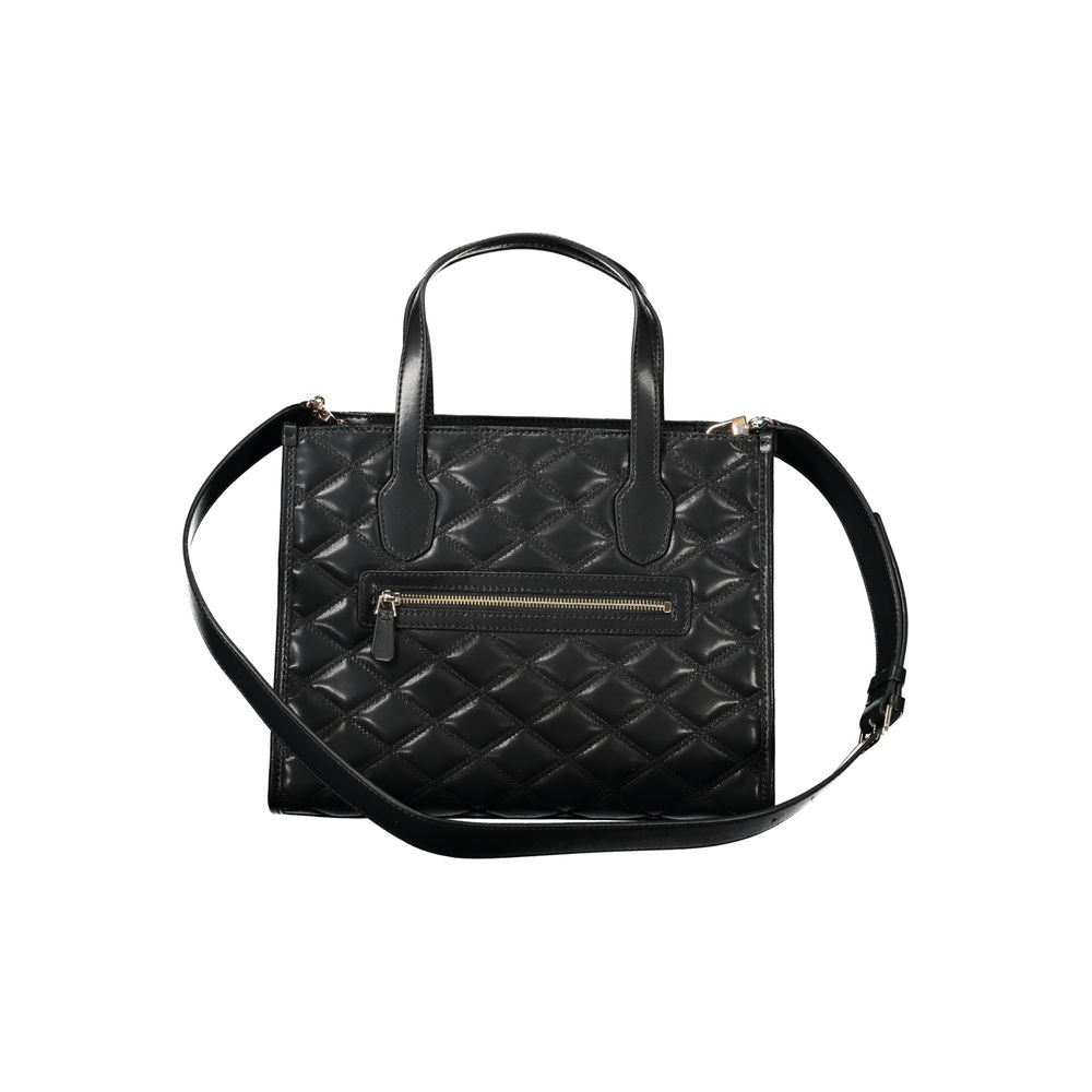 Schwarze Handtasche aus Polyethylen