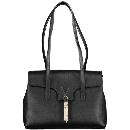 Schwarze Handtasche aus Polyethylen
