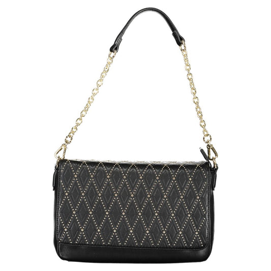 Schwarze Handtasche aus Polyethylen