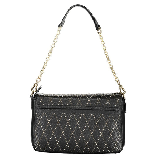 Schwarze Handtasche aus Polyethylen