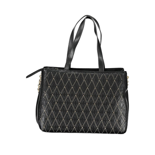 Schwarze Handtasche aus Polyethylen