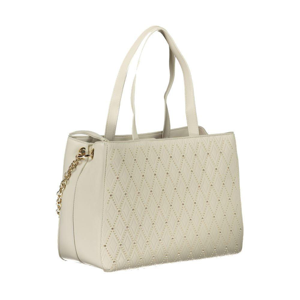 Weiße Handtasche aus Polyethylen