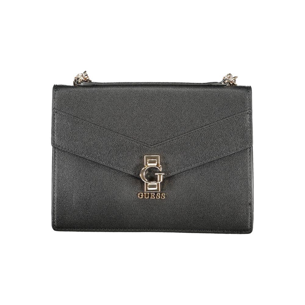 Schwarze Handtasche aus Polyethylen