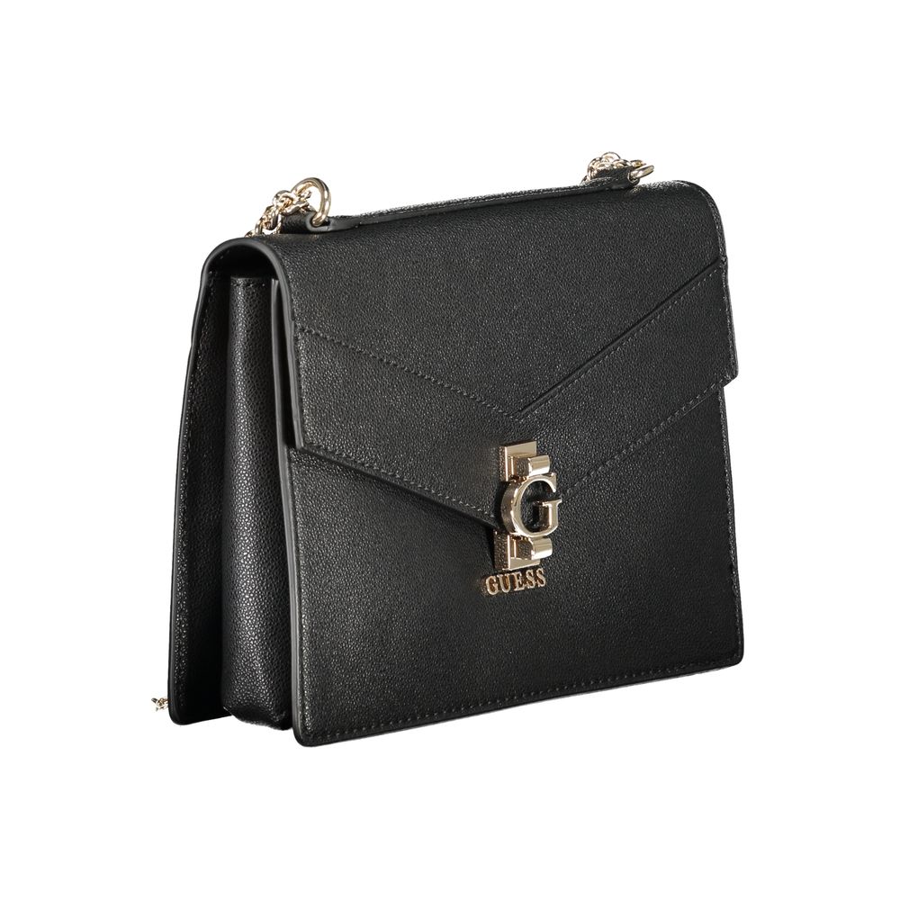 Schwarze Handtasche aus Polyethylen