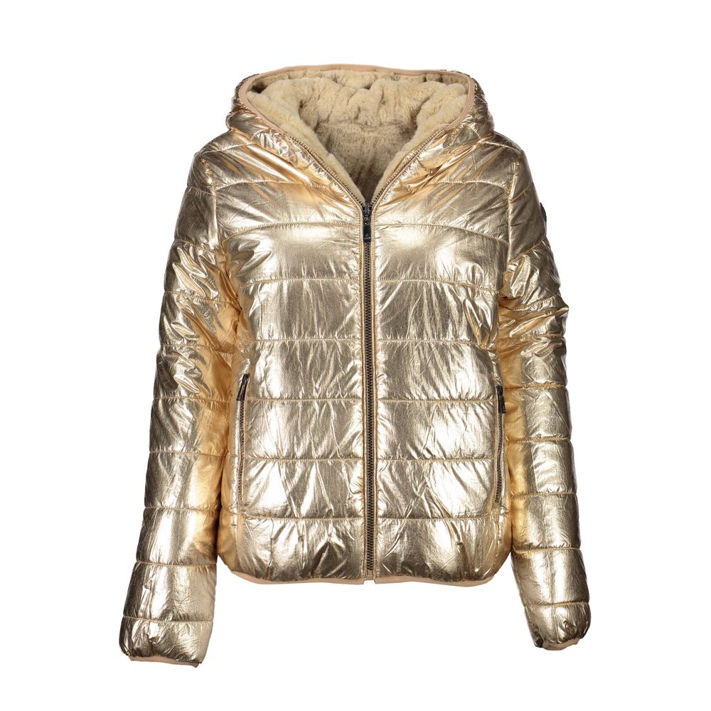 Gold Nylon Jacken &amp; Mantel