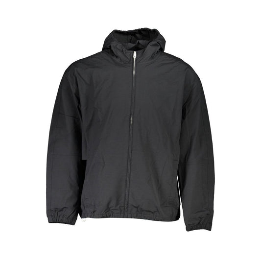 Schwarze Baumwolljacke