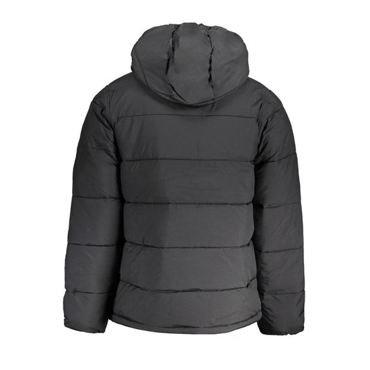 Schwarze Nylonjacke