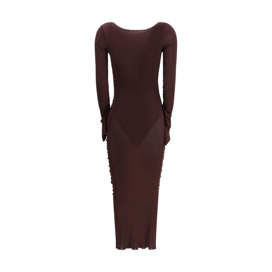 Draped knit Dress