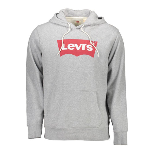 Gray Cotton Men Sweater