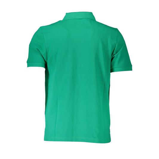 Grünes Poloshirt aus Baumwolle