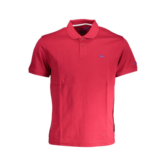 Rotes Poloshirt aus Baumwolle