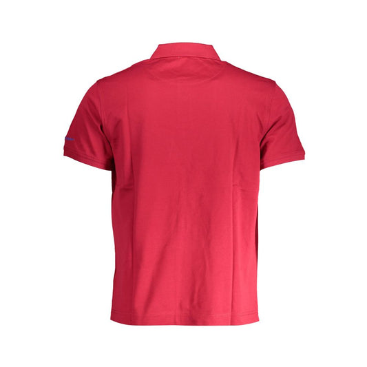 Rotes Poloshirt aus Baumwolle