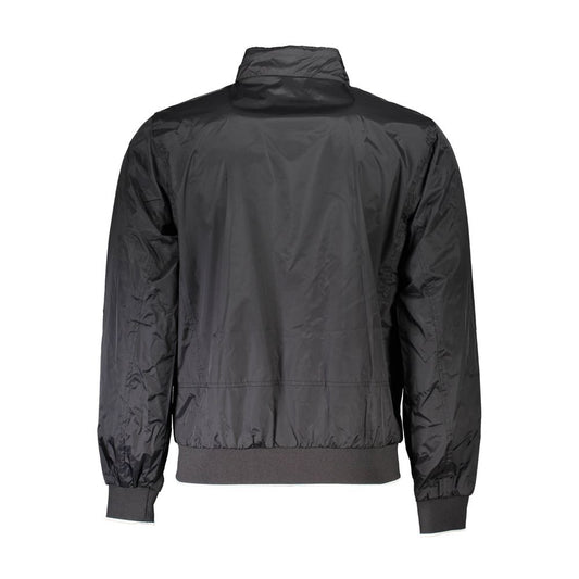 Schwarze Nylonjacke