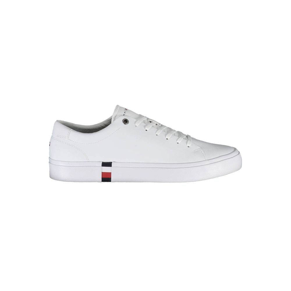 Weißer Polyester-Sneaker