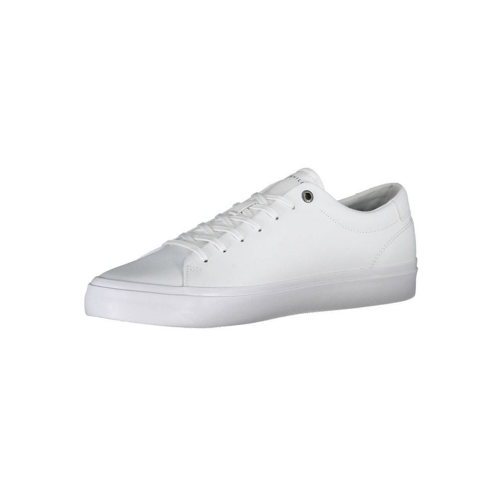Weißer Polyester-Sneaker