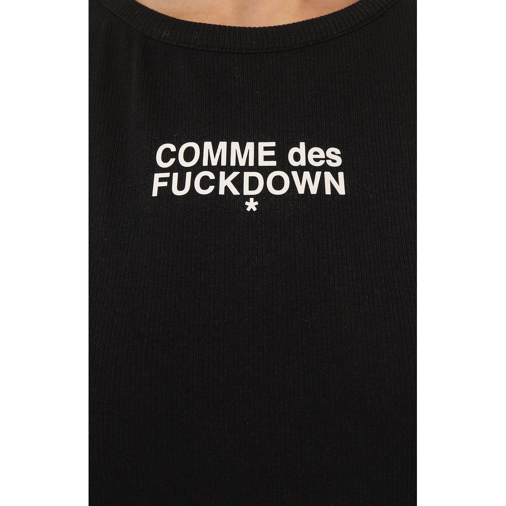 "Schwarzes Baumwoll-Tanktop für Damen"