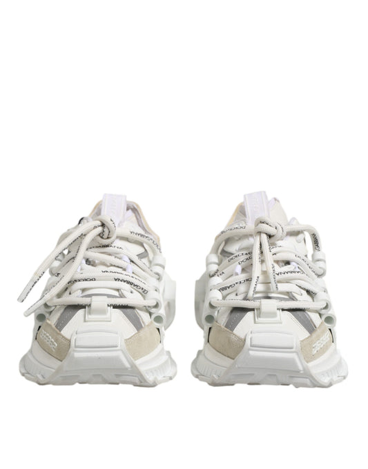 Weiß Grau Low Top Space Sneakers Schuhe