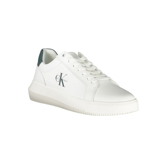 Weiße Leder Herren Sneaker