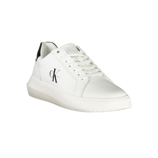 Weiße Leder Herren Sneaker