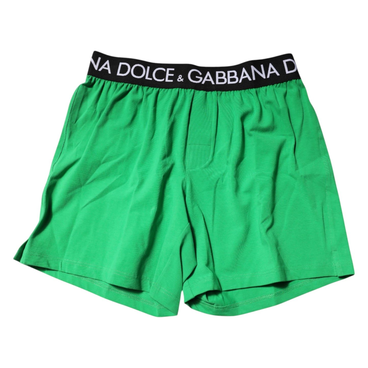 Grüne Boxershorts aus Baumwolle in regulärer Passform