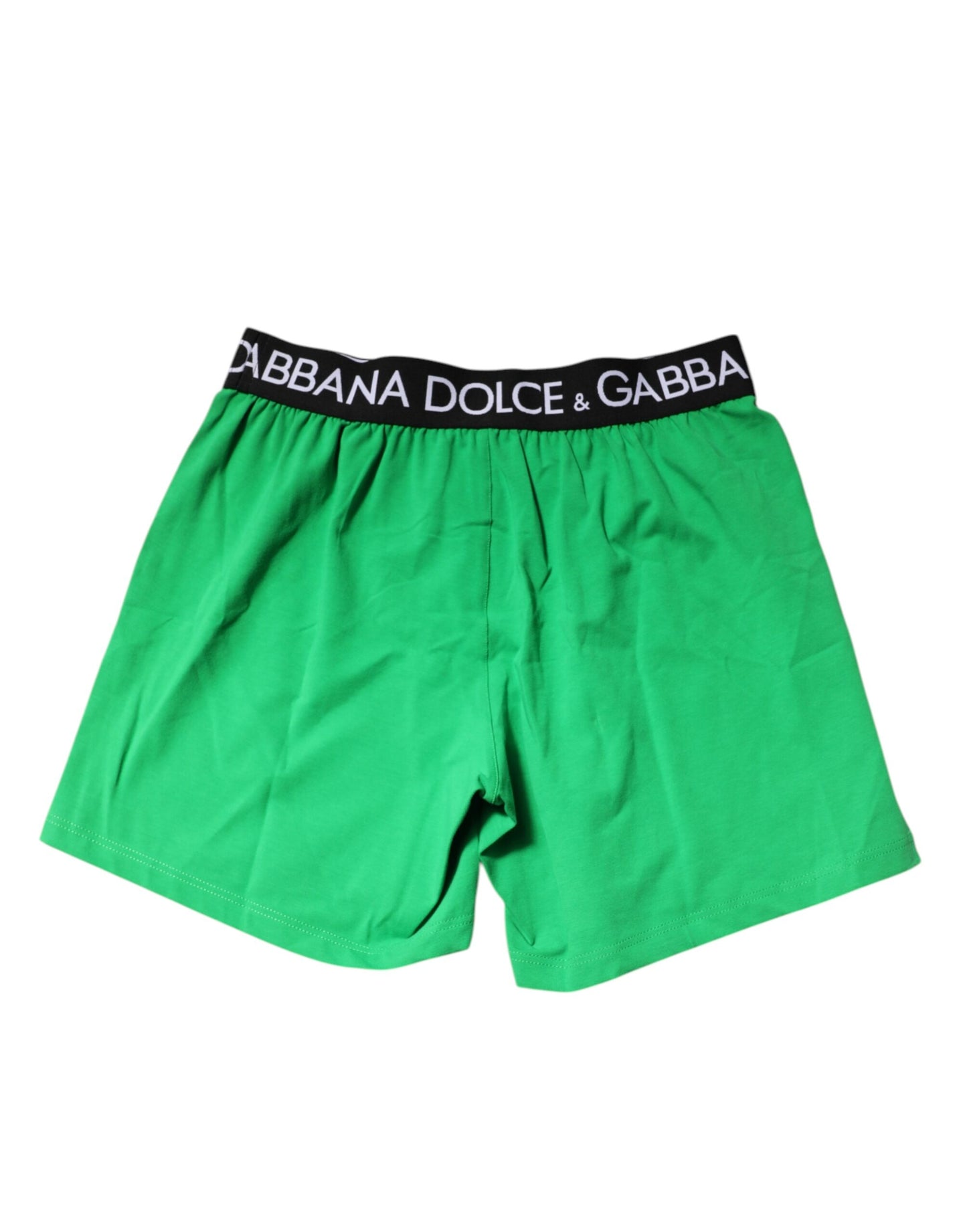 Grüne Boxershorts aus Baumwolle in regulärer Passform