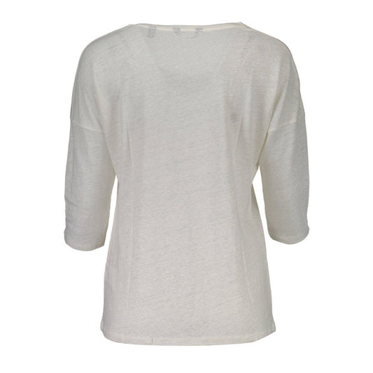 White Linen Tops & T-Shirt