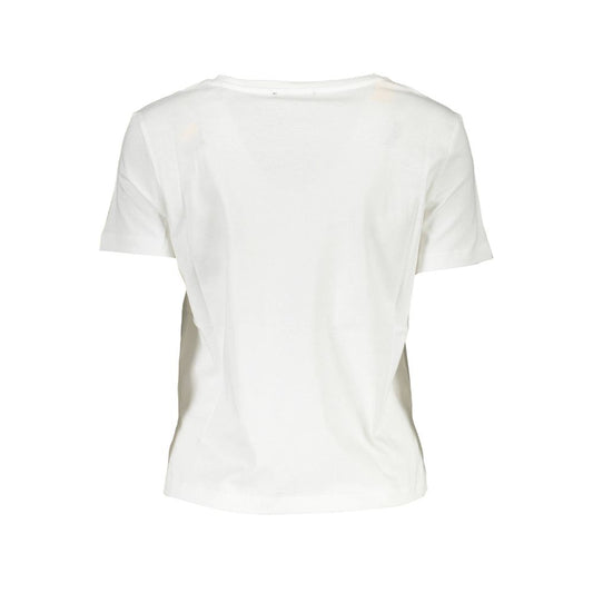 White Cotton Tops & T-Shirt