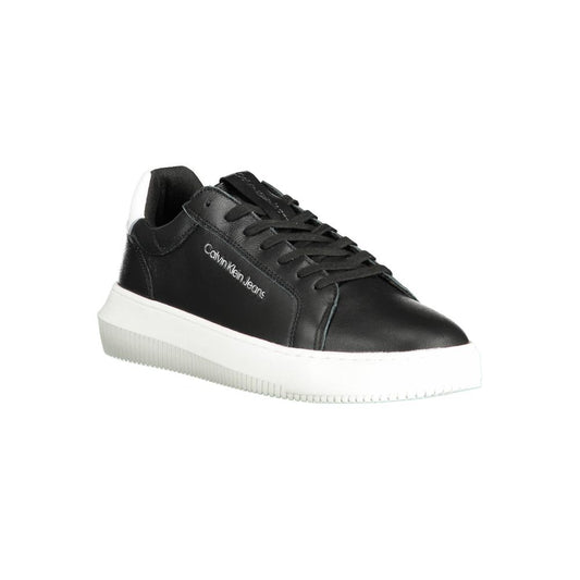 Schwarzer Polyester-Sneaker