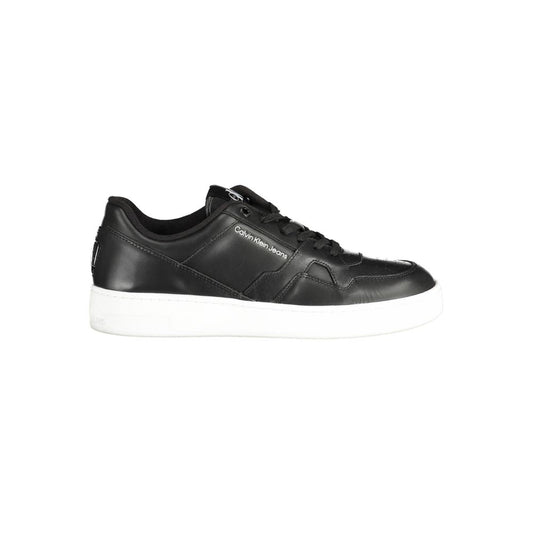 Schwarzer Polyester-Sneaker