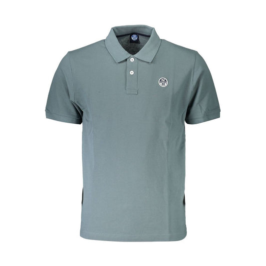 Grünes Poloshirt aus Baumwolle