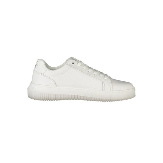 Weißer Polyester-Sneaker