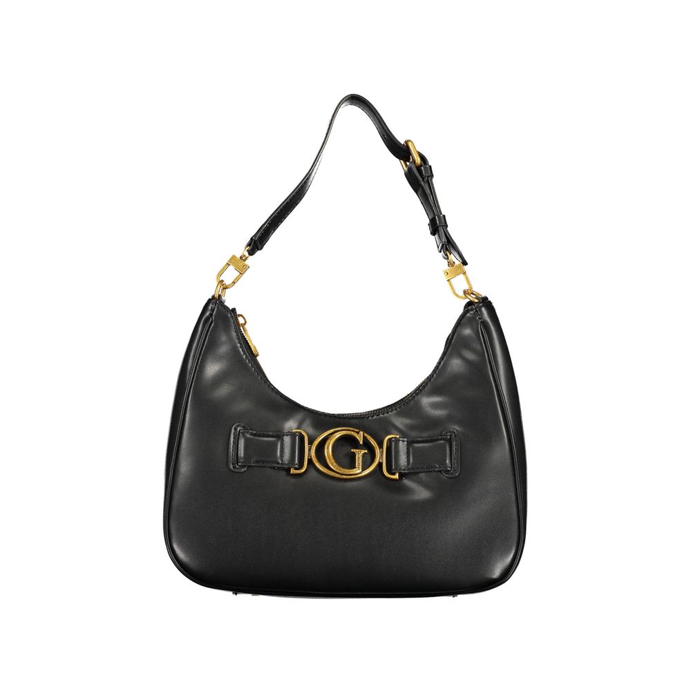 Schwarze Handtasche aus Polyethylen