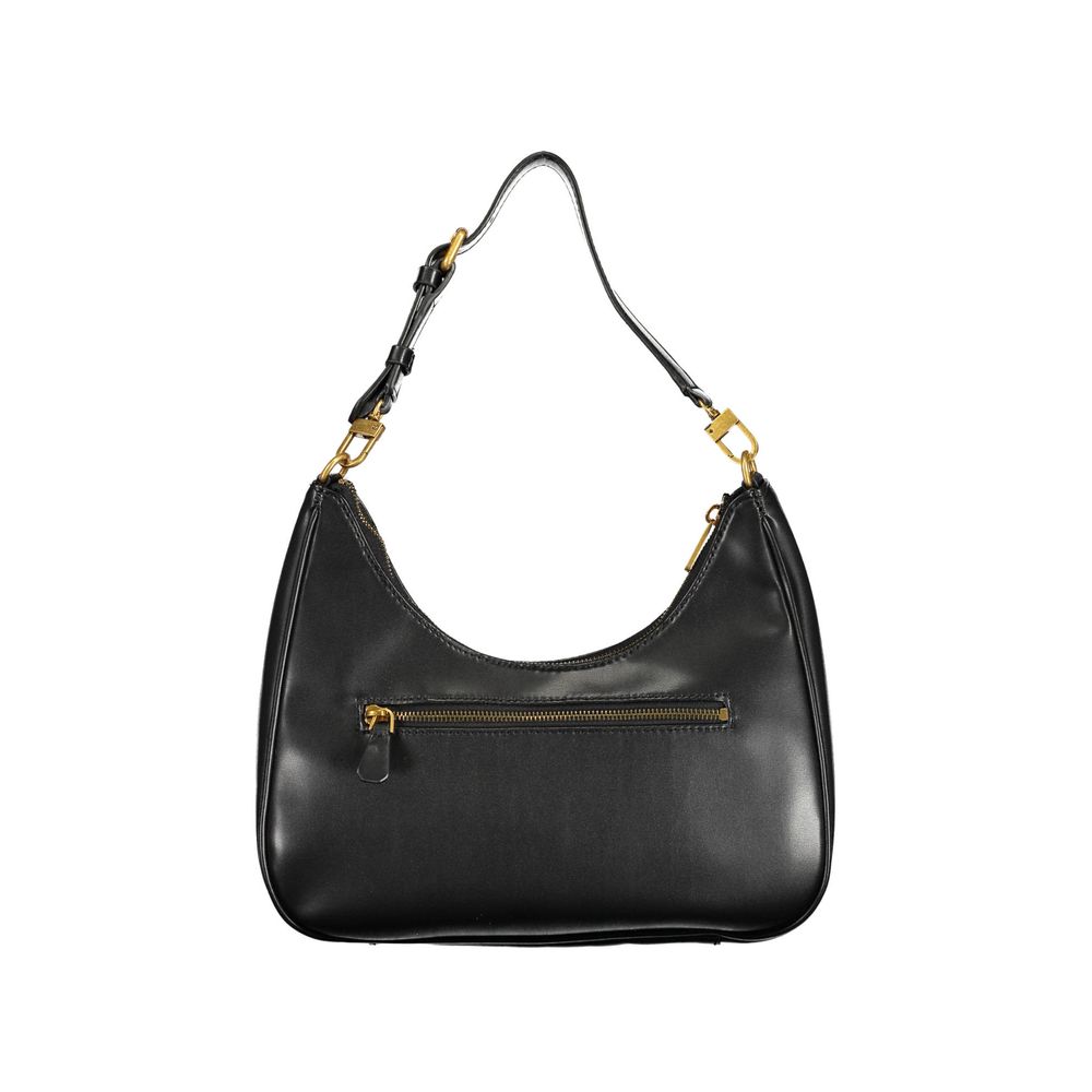 Schwarze Handtasche aus Polyethylen