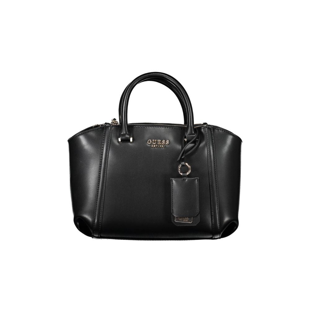 Schwarze Handtasche aus Polyethylen
