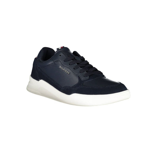 Blauer Polyester-Sneaker