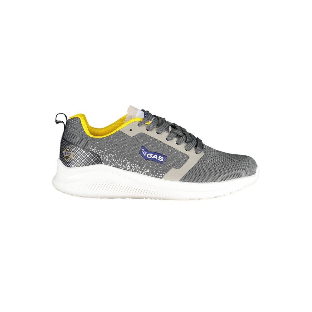 Grauer Polyester-Sneaker