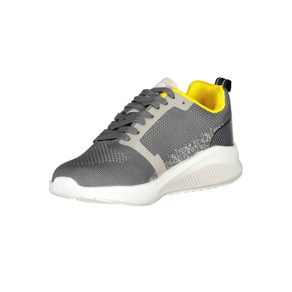 Grauer Polyester-Sneaker