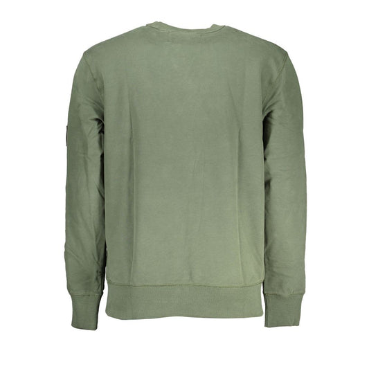 Grüner Baumwollpullover