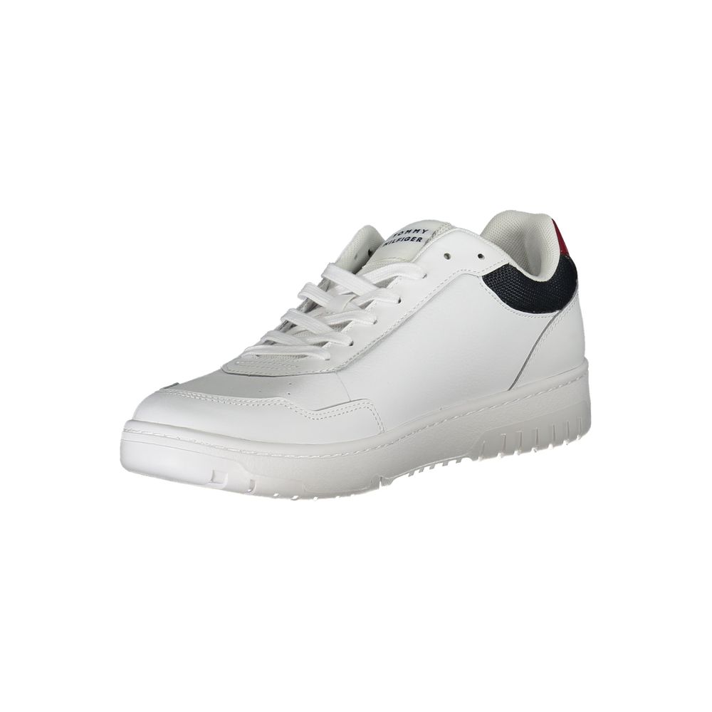 Weiße Ledersneaker
