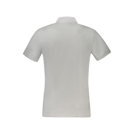 Weißes Poloshirt aus Baumwolle